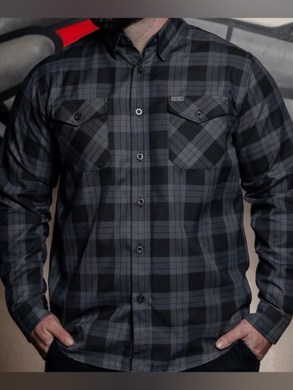 New DIXXON The Shadow Flannel Mens BNIB